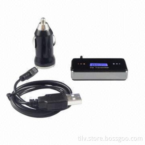 2014 fashionable car wireless handsfree mini car FM transmitter